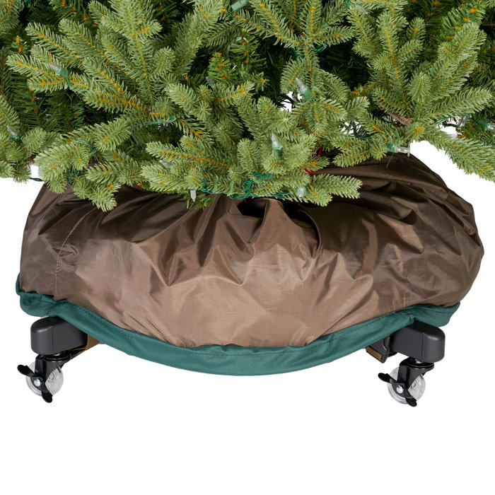 Village Lighting Large Upright Christmas Tree Storage Bag with Wheels